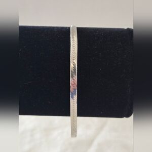 Milor Sterling Silver Herringbone Bracelet - Unisex